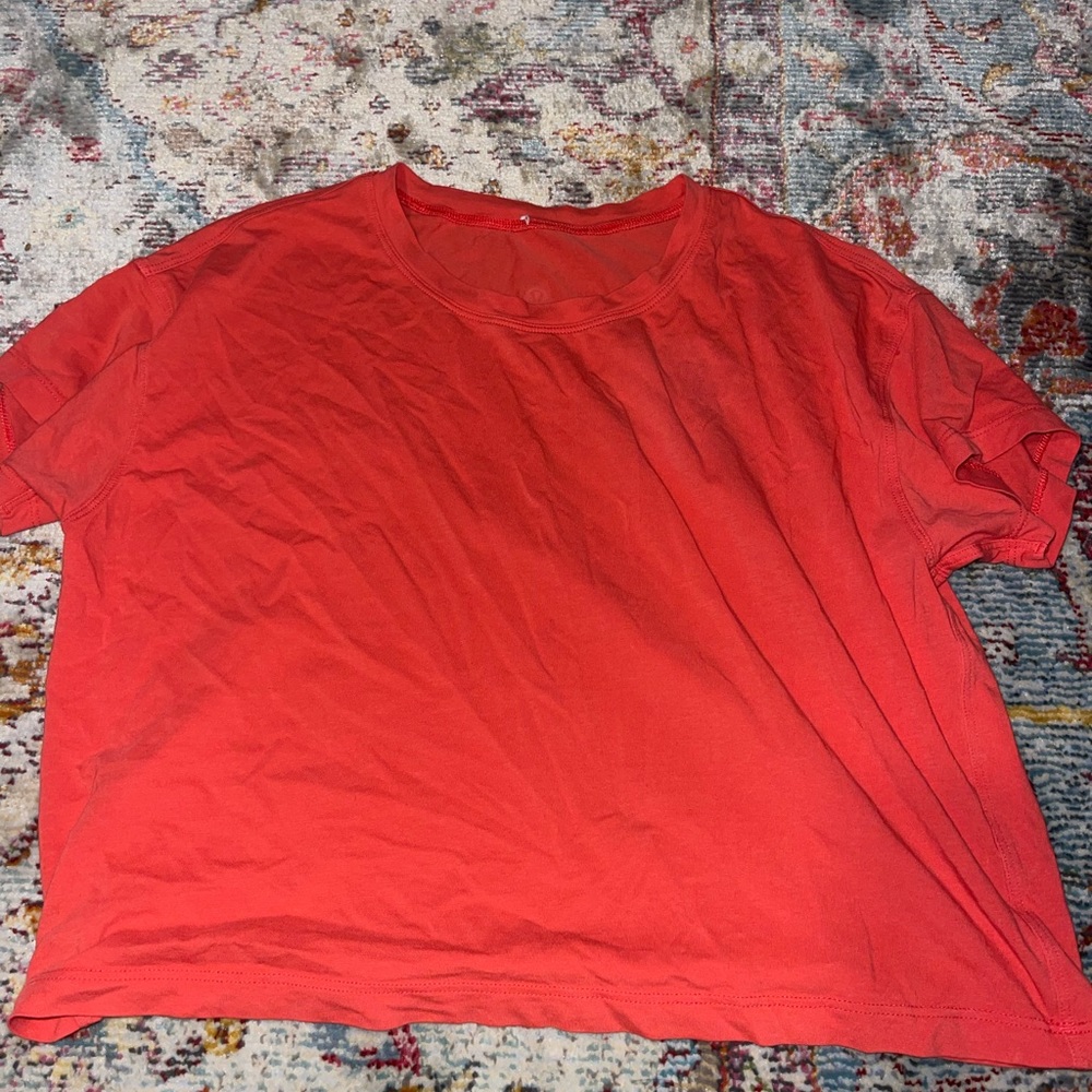 Lulu lemon all yours cropped tee